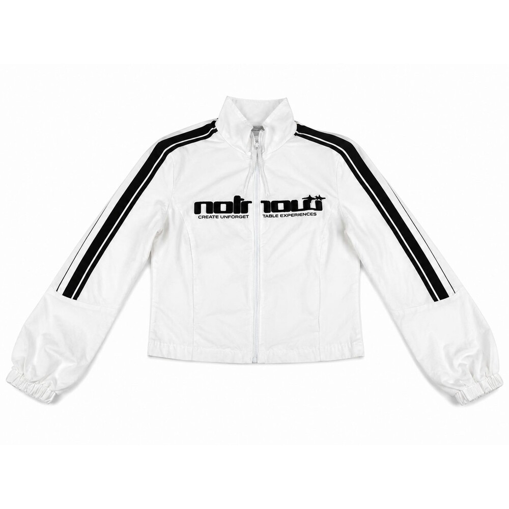 Women's Bershka Cropped Not Now Windbreaker Streetweat Size S